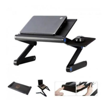 T9-multifunctional laptop table with cooler fan
